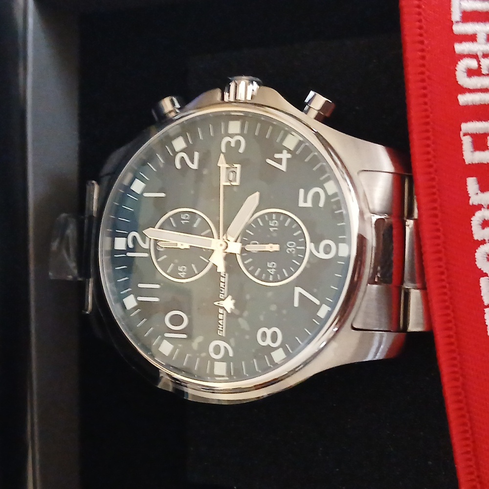 Invicta X Chase Durer Men's Silver and Blue Camo Watch - Picture 5 of 5